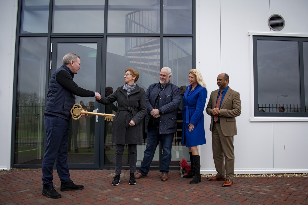 Sleuteloverdracht nieuw depot Streekarchief